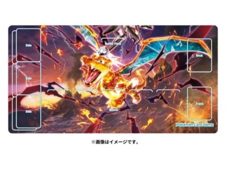 Pokemon Card Game Rubber Playmat Charizard Tera Raid JAPAN OFFICIAL For Discount