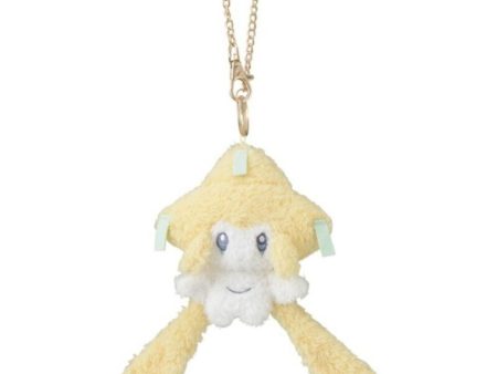 Pokemon Center Original Lighting Mascot Keychain Plush Doll Jirachi JAPAN For Sale