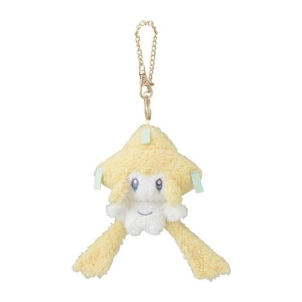 Pokemon Center Original Lighting Mascot Keychain Plush Doll Jirachi JAPAN For Sale