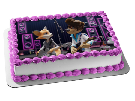 Rock Dog 2 Bodi Lil  Foxy Edible Cake Topper Image ABPID54880 Cheap