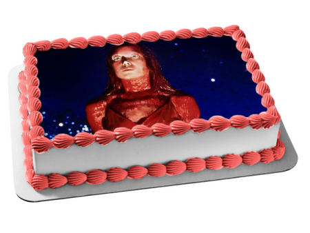 Carrie Covered In Blood Edible Cake Topper Image ABPID54952 For Discount