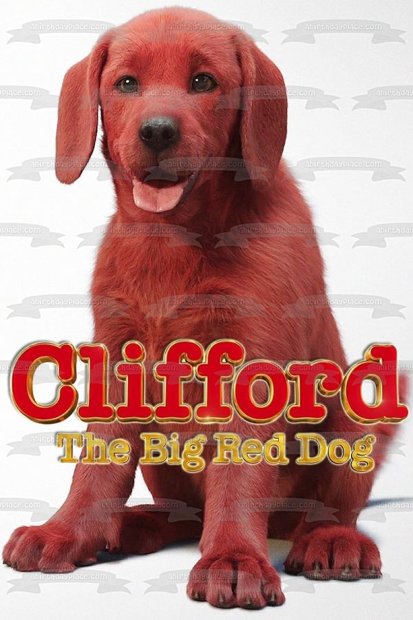 Clifford the Big Red Dog Edible Cake Topper Image ABPID54905 Discount