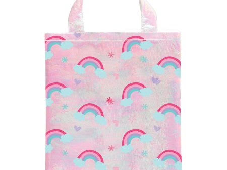 Rainbow Iridescent Polyester Treat Bag Online