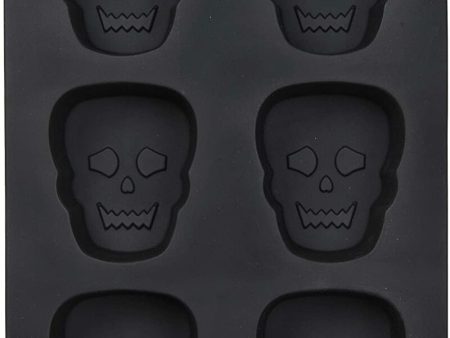 Halloween Skull Non-Stick Silicone Mold, 6-Cavity Baking Mold Online Hot Sale