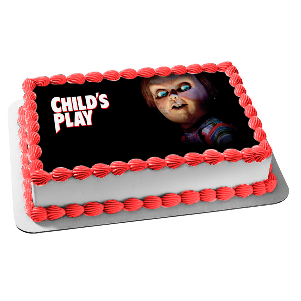 Child s Play Chuckie Edible Cake Topper Image ABPID55030 Hot on Sale