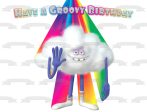 Trolls Cloud Guy Groovy Birthday Edible Cake Topper Image ABPID55087 Hot on Sale