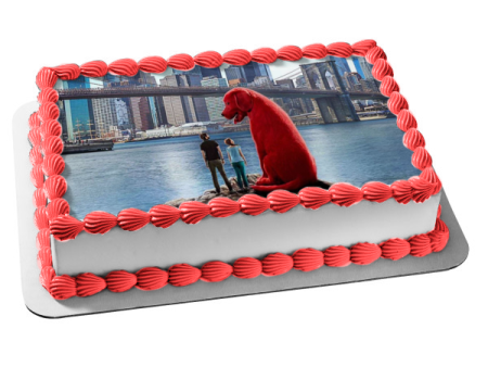 Clifford the Big Red Dog Emily Uncle Casey Edible Cake Topper Image ABPID54908 For Cheap