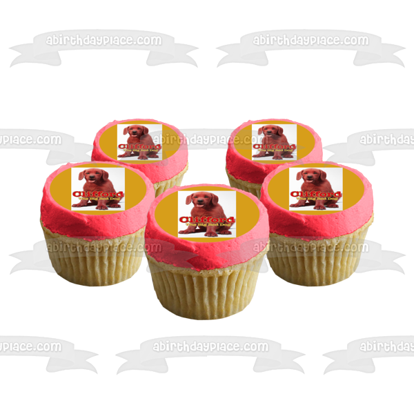 Clifford the Big Red Dog Edible Cake Topper Image ABPID54905 Discount