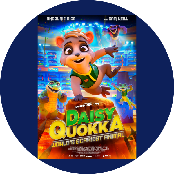 Daisy Quokka: World s Scariest Animal Movie Poster Edible Cake Topper Image ABPID54886 Fashion