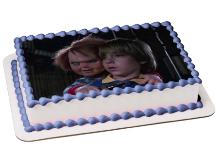 Child s Play Chuckie Andy Edible Cake Topper Image ABPID55029 Online Hot Sale