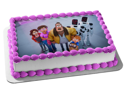 The Mitchells Vs. The Machines Katie Aaron Linda Rick Monchi Edible Cake Topper Image ABPID54868 Online Sale