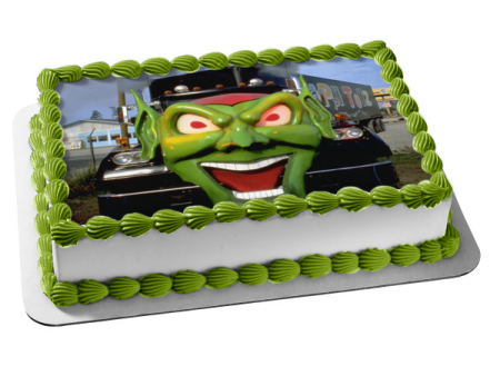 Maximum Overdrive The Happy Toyz Truck Edible Cake Topper Image ABPID54965 For Sale