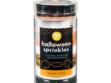 Halloween Sprinkles and Mini Cutters 5pc Set Supply