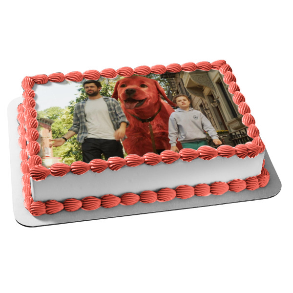 Clifford the Big Red Dog Thatcher Uncle Casey Edible Cake Topper Image ABPID54907 Sale