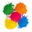 Non-Toxic Holi Color Powder- Pack of 5 Online Hot Sale