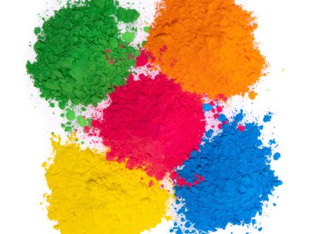 Non-Toxic Holi Color Powder- Pack of 5 Online Hot Sale