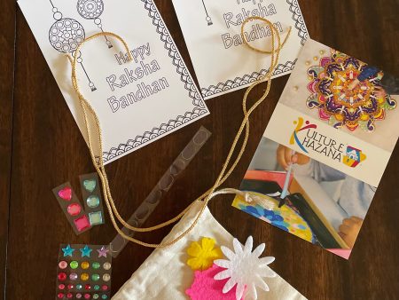 Make Your Own Rakhi Kit - makes 2 Rakhis Supply