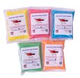 Non-Toxic Holi Color Powder- Pack of 5 Online Hot Sale