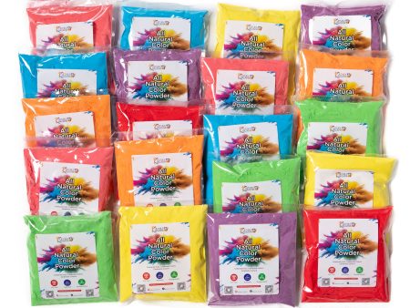 Non-Toxic Holi Color Powder - Pack of 20 For Cheap