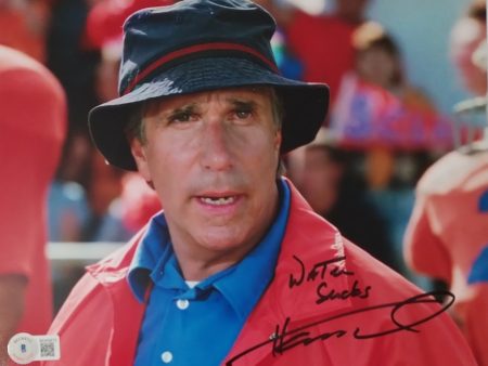 Henry Winkler Signed Waterboy 8x10 Photo Water Sucks Autograph Beckett COA on Sale