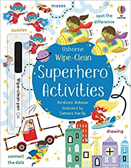 Wipe-Clean, Superhero Activities Sale