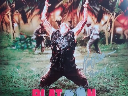 Kevin Dillon Signed Platoon 11x17 Hand Signed Autograph Poster Photo (Signed Silver) Cheap