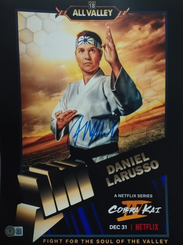 Ralph Macchio Cobra Kai All Valley Signed Autograph Photo 11x14 Beckett COA For Cheap