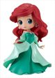 Disney The Little Mermaid Q Posket Ariel Green Dress Figure on Sale