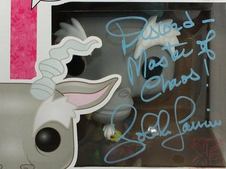 Discord 6  Funko Pop! My Little Pony Figure Signed By John de Lancie LE 10 COA For Sale