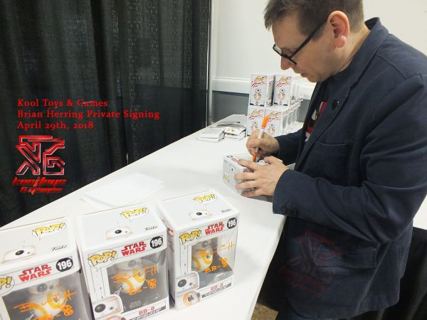 Porg #198 - Star Wars: The Last Jedi Funko Pop! Figure Signed By Brian Herring Discount