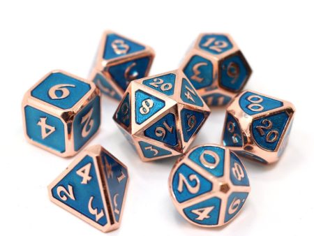 7 Piece RPG Set - Mythica Copper Aquamarine Fashion