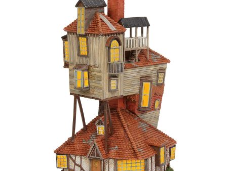 Department 56 Harry Potter Village The Burrow Lit Building Online now