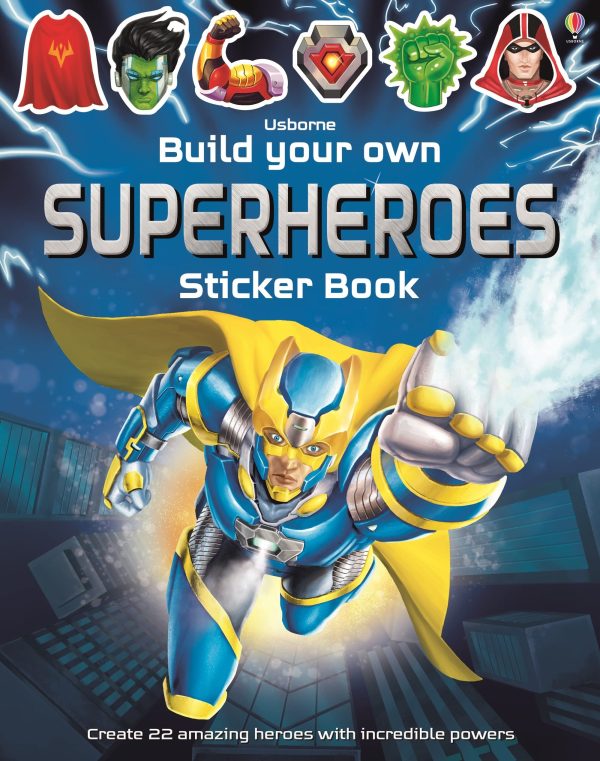 Build your Own Superheroes Sticker Book Hot on Sale