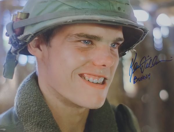 Kevin Dillon Signed Autograph Platoon 11x14 Photo w  Bunny Inscription on Sale