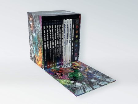 Blackest Night Brightest Day 12 Volume Hardcover Box Set For Sale