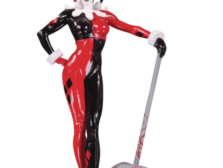 DC Collectibles Harley Quinn Red White & Black Adam Hughes Statue Online