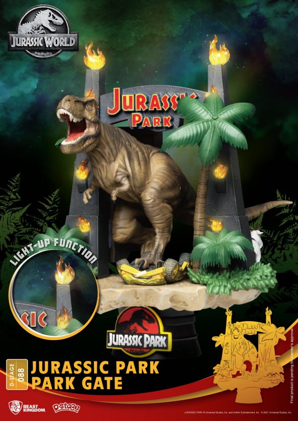 Beast Kingdom Jurassic Park Gate D-Stage 6-Inch Statue Supply