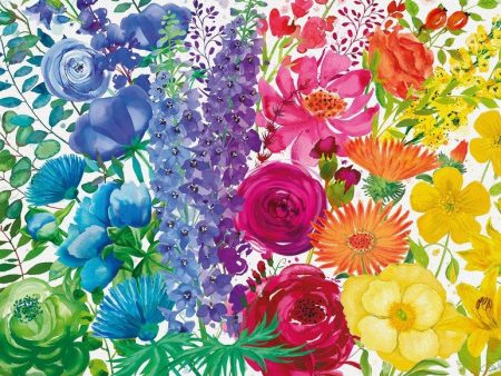 Floral Rainbow  (300 pc Large Format) Online Hot Sale