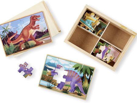 Dinosaur Jigsaw Puzzles in a Box on Sale