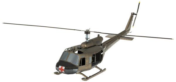 UH-1 Huey Helicopter MetalEarth For Discount