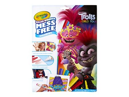 Crayola Trolls 2, Color Wonder Mess Free Coloring Pages & Markers For Cheap