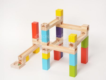 Montessori Wooden Marble Run Discount