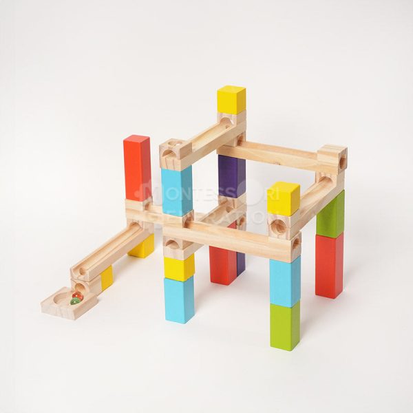 Montessori Wooden Marble Run Discount