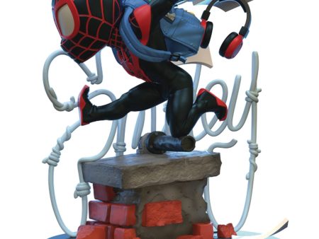 Quantum Mechanix Spider-Man Miles Morales Q-Fig Elite Diorama Figure Online now