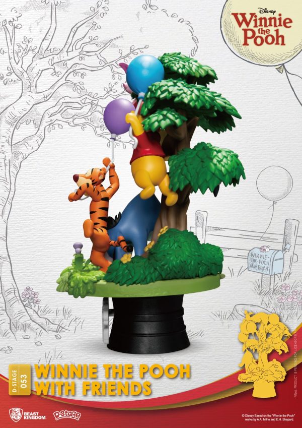 Beast Kingdom Disney Winnie the Pooh with Friends D-Stage 6-Inch Diorama Statue Online Hot Sale