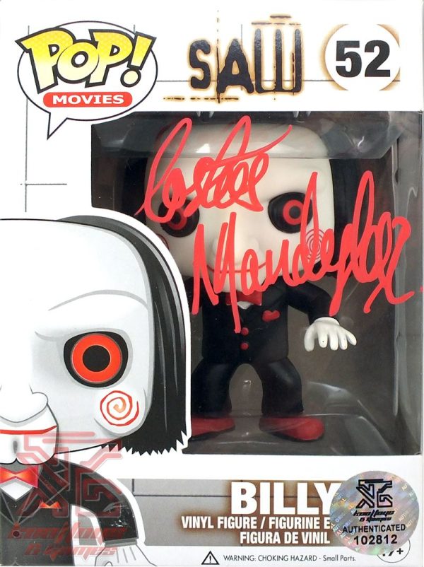 Billy #52 (SAW) Funko Pop! Vinyl Figure Signed Autograph by Costas Mandylor COA Hot on Sale