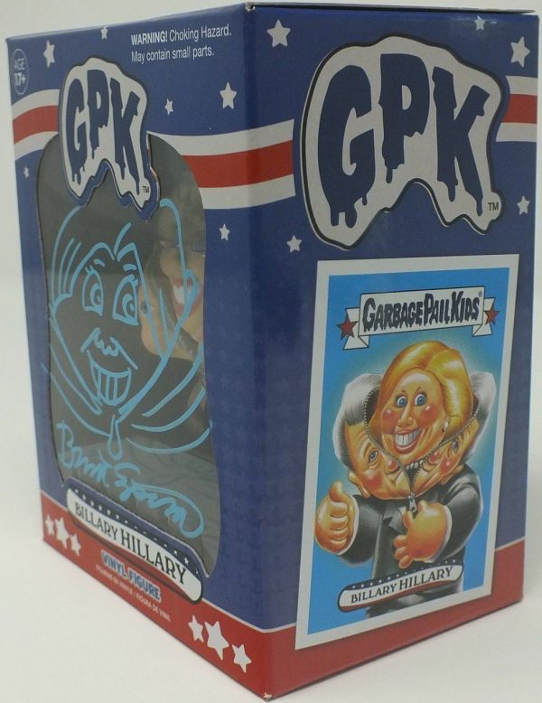 Billary Hillary Garbage Pail Kids Vinyl Figure Signed Brent Engstrom w  Doodle For Discount