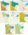 Minnesota Maps Poster Set Supply