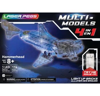 Laser Pegs 4 in 1 Hammerhead Supply