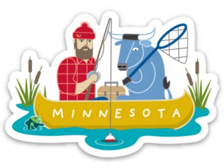 Bunyan Fishing Sticker Supply